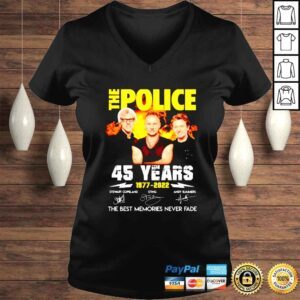 VLadies The Police 45 Years 1977 2022 the best memories never fade signature shirt