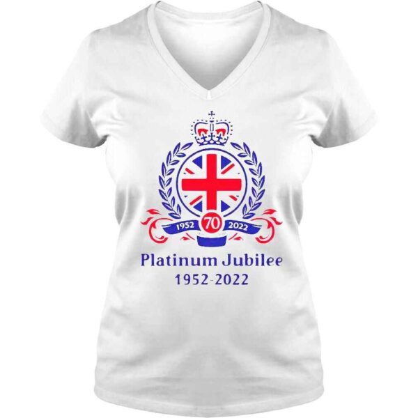 The Queens Platinum Jubilee 19522022 Queen Elizabeth II Celebration 70 Years TShirt - Image 2