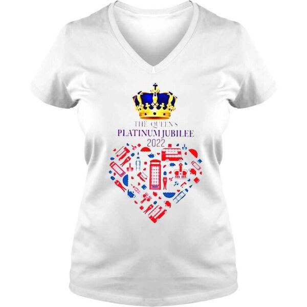 The Queen’s Platinum Jubilee Queen Elizabeth’s Heart 2022 Shirt - Image 2