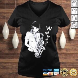 VLadies The Sax Lady Tee Shirt