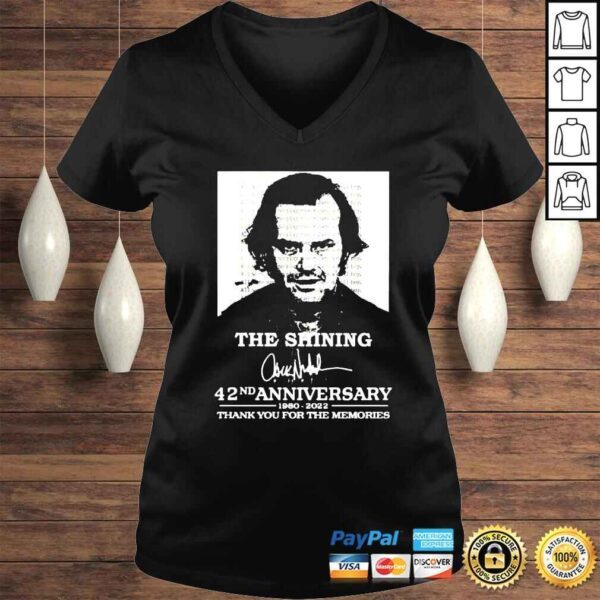 The Shining 42Nd Anniversary 19802022 thank you for the memories signature shirt - Image 2