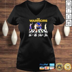 VLadies The Warriors Abbey Road team signature shirt