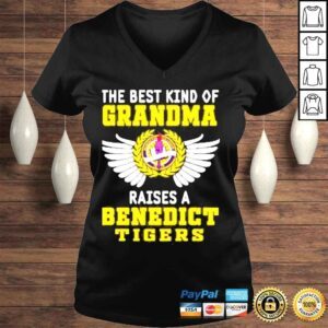 VLadies The best kind of grandma raises a benedict tigers shirt