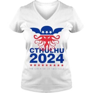 VLadies The greater of two evils 20024 cthulhu shirt