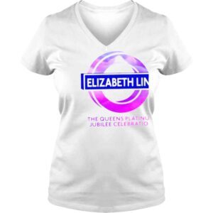 VLadies The queens platinum jubilee celebration elizabeth line shirt