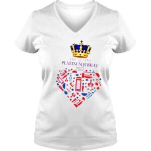 VLadies The queens platinum jubilee queen elizabeths platinum jubilee shirt