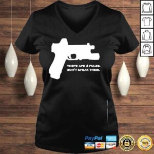 VLadies There Are Four Rules Dont Break Them Shirt