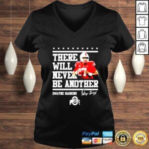 VLadies There Will Never Be Another Dwayne Haskins Ohio State Buckeyes Signature shirt