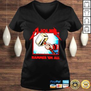 VLadies Thor mjolnir hammer em all shirt