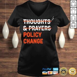 VLadies Thoughts prayers policy change shirt