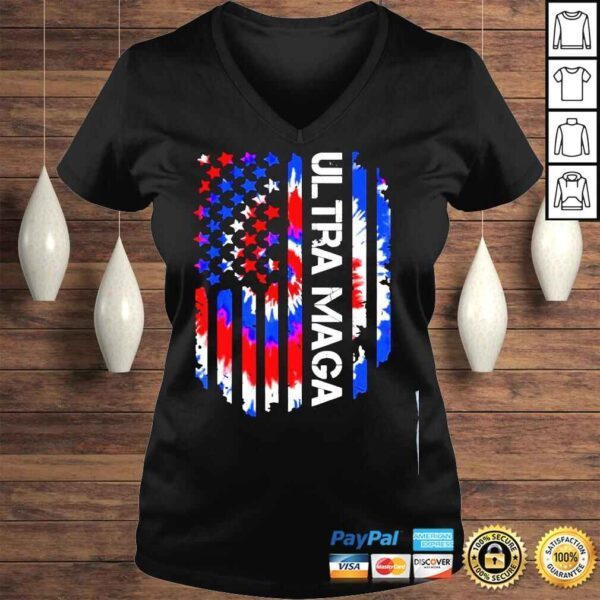 Tie dye American flag we the people ultra maga patriotic shirt - Image 2