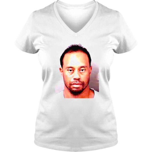 Tiger Woods Dui Mug Shot Masters Golf shirt - Image 2