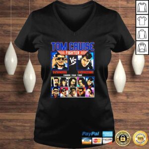 VLadies Tom Cruise Fighter The Wingman Vs The Impossible Pop Art Shirt