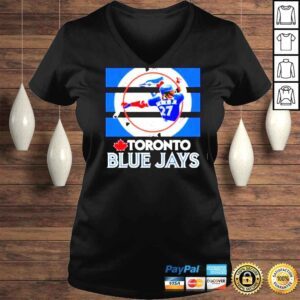 VLadies Toronto Blue Jays Guerrero Jr 27 Vintage Signatures Shirt