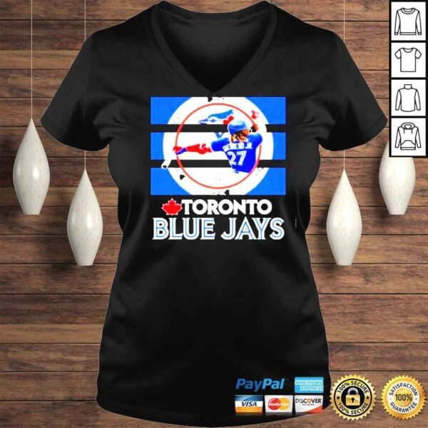 Toronto Blue Jays Guerrero Jr 27 Vintage Signatures Shirt - Image 2