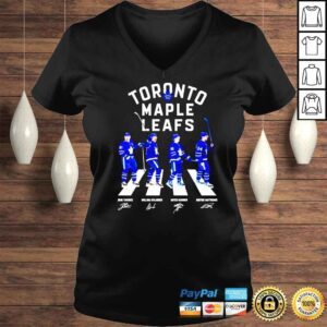 VLadies Toronto Maple Leafs Abbey Road John Tavares William Nylander Mitch Marner Auston Matthews signatures shirt