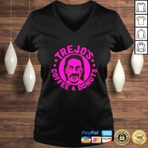 VLadies Trejos Coffee And Donuts Danny Trejo shirt