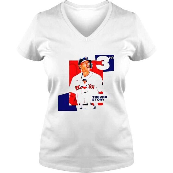 Trevor Story 3HR Boston Red Sox MLB Shirt - Image 2