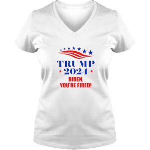 VLadies Trump 2024 Biden Youre Fired Trump Return Anti Biden TShirt