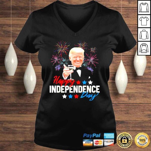 Trump Leonardo DiCaprio Happy 4th Of July Independence Day Shirt - Image 2