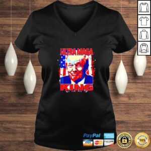 VLadies Trump President Ultra Maga King TShirt