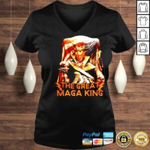 VLadies Trump The Great Maga King Tshirt