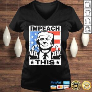 VLadies Trump impeach this usa vintage shirt