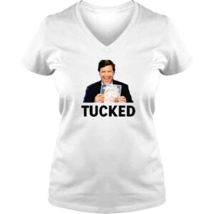 VLadies Tucker Carlson Get Tucked Madame President Shirt