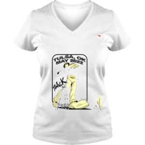 VLadies Tulsa Ok May 2022 Thwack Golden Driller Golfing Zach Raw shirt