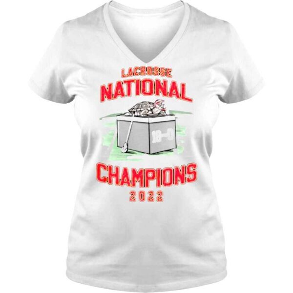 Turtle Lacrosse National Champions 2022 Shirt - Image 2