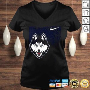 VLadies UConn Huskies Nike Logo Performance Long Sleeve Shirt