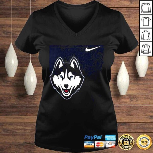 UConn Huskies Nike Logo Performance Long Sleeve Shirt - Image 2