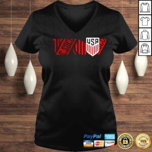 VLadies USA Soccer unisex tshirt