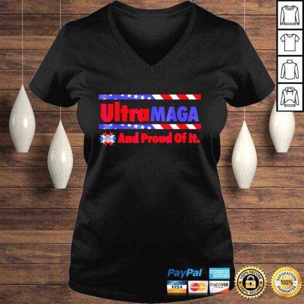 Ultra MAGA Proud Of It American Flag Shirt - Image 2