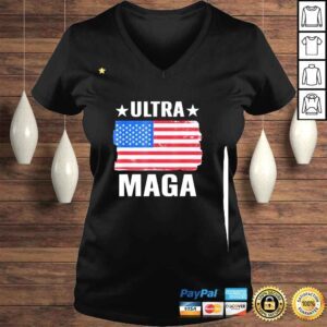 VLadies Ultra Maga Proud UltraMaga Anti Joe Biden Shirt