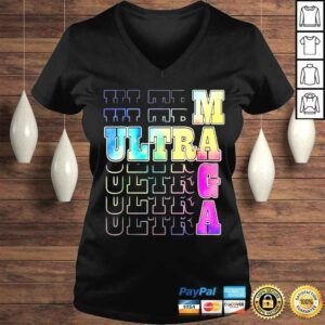 VLadies Ultra Maga Proud UltraMaga Tie Dye Colorful Shirt