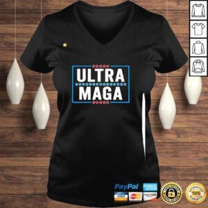 VLadies Ultra Maga Shirt US American USA Proud Ultra Maga Shirt