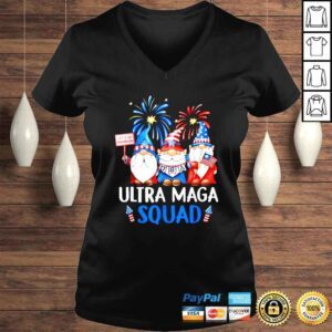 VLadies Ultra Maga Squad Gnomes 4th Of July Great Maga King Shirt