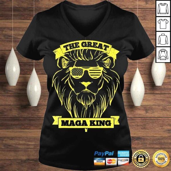 Ultra Maga The Great Maga King Distressed TShirt - Image 2