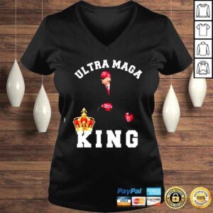 VLadies Ultra Maga The Return Of The Great MAGA King Trump Supporter TShirt