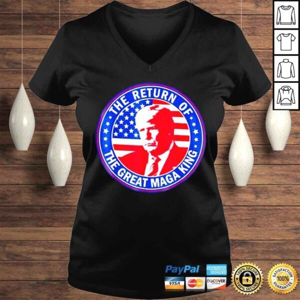 Ultra Maga The Return Of The Great Maga King Trump Shirt - Image 2