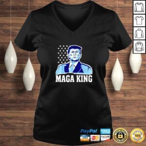 VLadies Ultra Maga Trump Supporter Maga King Anti Joe Biden TShirt