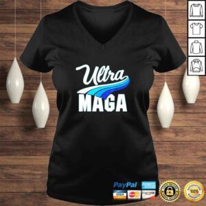 VLadies Ultra Mega And Proud Of It Pro Trump Patriotic Republican Shirt