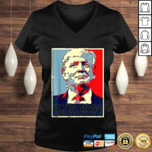 VLadies Ultra maga and proud of it antiBiden welcome Trump shirt