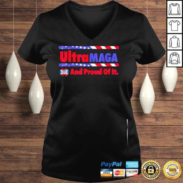 Ultra maga and proud of it vintage American flag shirt - Image 2