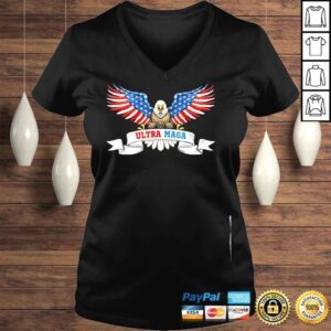 VLadies Ultra maga eagle us flag usa American flag ultra mega shirt