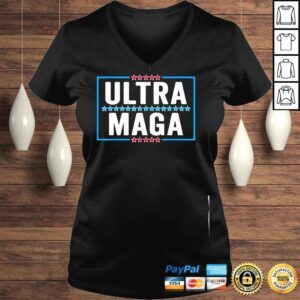 VLadies Ultra maga us American usa proud ultra maga shirt