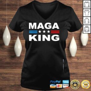 VLadies Ultra maga us flag Donald Trump the great maga king shirt