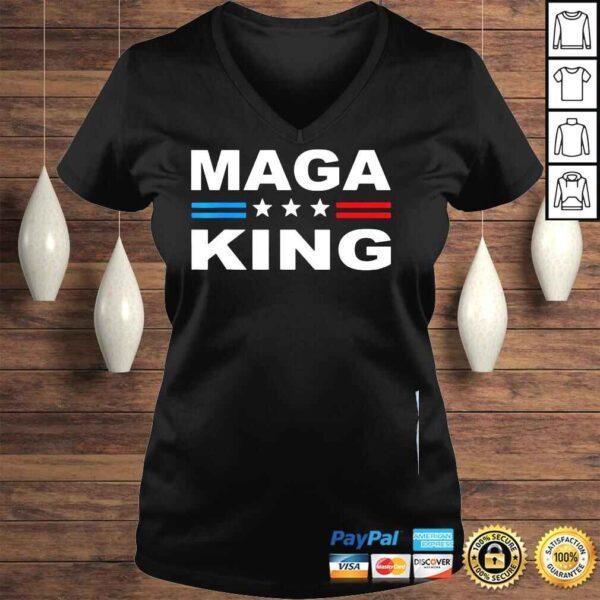 Ultra maga us flag Donald Trump the great maga king shirt - Image 2