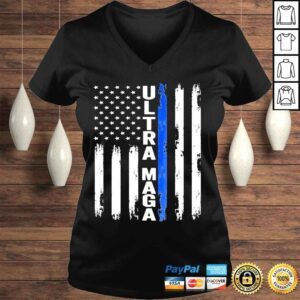 VLadies Ultra maga usa flag ultra mega proud shirt